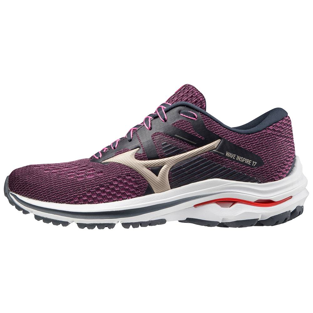 Scarpe Running Mizuno Wave Inspire 17 Donna - Viola/Bianche - 19386-QSOV